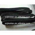 Bandes élastiques noires plates de cheveux plats de 5MM-7MM, décoration élastique de cheveux